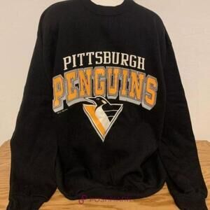 Retro Logo Pittsburgh Penguins Nhl Sweatshirt Retro Elbertfranklin5